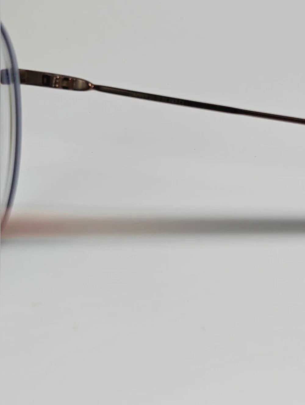 Dapper. Round Metal Frame Glasses in Mocha. Minimalist.